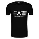 Emporio Armani T-shirt EA7 pour homme 3ZPT62 PJ03Z, manches courtes, col rond, Noir , Large