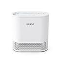 RENPHO Air Purifier for Home Bedroom, True HEPA & Activated Carbon Filter, 22dB Quiet Sleep Compact Air Cleaner, 4 Speeds, Night Light, Filter Change Reminder, Removes Dust Pollen Pet Hair Allergies