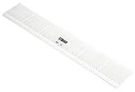 Amerimax Home Products 86670 Snap-in Filter Gutter Guard, 3', White