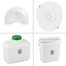 Kildwick FreeLoo M Kit – WC compostaggio senza alloggiamento – compatto bianco