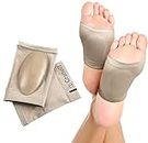 GRANVILL Foot Care Plantar Fasciitis Arch Support Sleeves for foot pain,muscle relaxation with soft Neoprene Cushion for Women & Men Feet Orthopedic Pad,Free Size-1 Pair