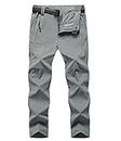 Quick Dry Pants Reg Big Tall Casual Men's Exercise Fitness Elastic Workout Pants Hiker Running Outdoor Recreation Gear