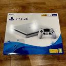 Sony PS4 500GB Glacier White Slim Console Factory Sealed Collectors Item