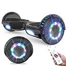GeekMe Hoverboards for kids 6.5 Inch, Quality hoverboards with Bluetooth Speaker,Beautiful LED Lights,Gift for kids and teenager
