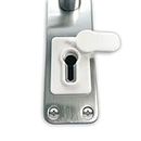 Decoralin Serratura standard per porta con tappo a paraspifferi per chiave tradizionale (confezione da 2)