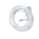 HUNAIGEE Grounding Cords for Grounding Tester Grounding Cable 15ft for Grounding Sheets,Mats,Pads,Wrist Bands,Blankets,Pillow Case