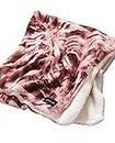 Victoria's Secret Pink Tie Dye Spiral Soft Sherpa Blanket 50" x 60" New