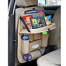 S.K.Y|Car Auto Seat Back Multi Pocket Storage Bag Organizer Holder Hanger Accessory (Beige)