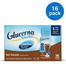 Glucerna Nutritional Shake, Rich Chocolate, 8-fl-oz Bottle, 16 Count