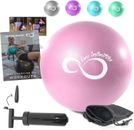 Live Infinitely Pilates Ball 9 Inch with Pump | Small Yoga Balls