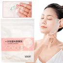 100 Plastic Mask Paper for Disposable Moisturizing and Water Locking U1B8 F P9F0