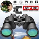 Military 180x100 Powerful Binoculars Day/Low Optics Hunting Outdoor Camping&Case