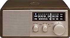 Am/FM/Bluetooth/Aux-in Wooden Cabinet Radio