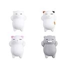 Yakiki Mini Cat Squishies Set, Mini Animals Stress Relief Squeeze Spielzeug Super Kawaii Katze Squishy Toys Spielzeu