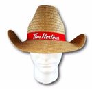 Tim Hortons Straw Cowboy Hat Staff Unisex Canada Coffee Shop New Unused Collect