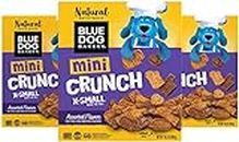 Blue Dog Bakery Natural Dog Treats, Mini Crunch, Assorted Flavors, 16.2oz, 3 Count