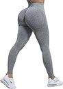 KETKAR Skinny Fit Yoga Pants Gym wear Leggings Ankle Length Workout Active wear | Stretchable Workout Tights | High Waist Sports Fitness for Girls & Women- Nylon Fiber & Spandix_Grey,L