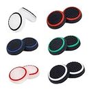 6Pair Replacement Controller Joystick Thumb Stick Cover Caps Grips for PS4, Xbox, Xbox 1 for Enhance Gaming