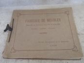 Catalogue Fabrique de Meubles, spécialité chambres Louis XV et Louis XVI
