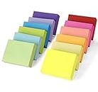 24 Stück Farbige Haftnotizen - 50 x 38mm Sticky Notes, Selbstklebende Haftnotizzettel Klebezettel bunt zettel farbig Notizblöcke für Büro Haus, 2400 Blatt insgesamt (12 Farbe)