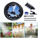 65.6Ft Outdoor Patio Water Mister Nozzle Misting Cooling System Fan Sprayer Lawn