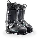 NORDICA Women's HF 85 W Durable Warm Insulated Water-Resistant Easy-Entry All-Mountain Touring Ski Boots with Instep Volume Control, Black/Anthracite/Green, 25.5