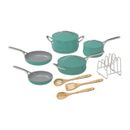 Cuisinart Nonstick Interiors 12-Piece Culinary Collection Set Tailored Teal