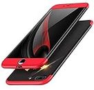 Mobina MBNGKKIPHN6BLK Back Case Cover for Apple iPhone 6/6S (Black/Red)