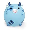 JIZWPOOM Cow Piggy Bank- Blue Piggy Bank for Kids Blueberry Cow Piggy Bank for Adults, Cute Animal Money Bank Toys Large Cow Coin Bank Unbreakable Money Bank Gifts for Birthday Halloween Christmas