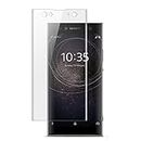 XMTN Sony Xperia XA2 Ultra 6.0" Tempered Glass Screen Protector,3D Curved Edge Full Coverage 0.3mm Thickness 9H Hardness Tempered Glass Screen Protector for Sony Xperia XA2 Ultra Smartphone (for Sony Xperia XA2 Ultra 6.0", Transparent)