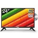 TuTu 24" 720P HD LED TV with Built-in DVD Player 3 HDMI USB Optical VGA Operate Simply Suitable for Kitchen Kid's Room Basement or RV Camper 2023 Model¡­
