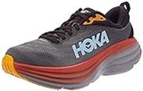 HOKA ONE ONE Bondi 8, Running Shoes Hombre, Anthracite/Castlerock, 45 1/3 EU