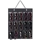 PALAY® Sunglasses Organizer Wall Hanging Organizer for 15 Pair of Glasses, Hanging Eyeglasses Storage Holder, Women's Glasses Cases Organizer Displaying for Wardrobe(Without Sunglasses)