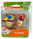 Ren And Stimpy 2 Pack Retro Nickelodeon 3" Figures Just Play Mini Figures NEW