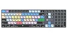 Logickeyboard Wireless Backlit 'Titan' Designed for use with Avid Media Composer on Mac • 'Classic' Layout • p/n LKB-MCOM4-TM-US