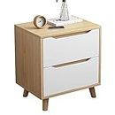 LiuGUyA Nightstands Side Tables Sofa End Table With Storage Drawers Small Bedside Table for Bedroom Furniture Snack Night Table (Color : A) needed