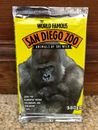 The World Famous San Diego Zoo Trading Card Pack NEW SEALED (2)