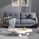 OAKSWARE 70" Sofa, Comfy Sofa Couch with Deep Seats, Modern Sofa- 2 Seater Sofa, Couch for Living Room Apartment Lounge, Grey