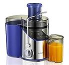 Juicer Machines, Juilist 3" Wide Mouth Juicer Extractor Max Power 800W, for Vegetable and Fruit with 3-Speed Setting, 400W Motor, Easy to Clean, Blue