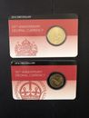 2016 50th Anniversary Currency Changeover $1 &$2  DOWNIES CARD UNC