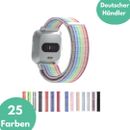 ✅ Für Fitbit Versa/Fitbit Versa 2 Armband Nylon Loop Klettverschluss Sportband ✅