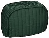 Ritz Polyester/Cotton Quilted Four Slice Toaster Appliance Cover, Dust and Fingerprint Protection, Machine Washable, Dark Green