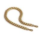 26 Inch Chic Metal Purse Chain Strap Handle Shoulder Straps Replacement Charms for Bag Handbags (Old Gold)