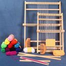 Large Wooden Weaving Loom Kit Frame Tools DIY Craft Beginner Tapestry Kit Yarn