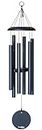 Corinthian Bells by Wind River – 30 inch Midnight Blue Wind Chime for Patio, Backyard, Garden, and Outdoor Decor (Aluminum Chime) Made in The USA