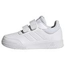 adidas Tensaur Hook and Loop Shoes, Sneakers Unisex - Bambini e ragazzi, Ftwr White Ftwr White Grey One, 31.5 EU