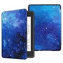Fintie Slimshell Case for 6" Kindle Paperwhite (10th Generation, 2018 Release) - Premium Lightweight PU Leather Cover with Auto Sleep/Wake for Amazon Kindle Paperwhite E-Reader, Starry Sky