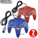 Classic N64 Controller Joystick Gamepad Wired for Classic Nintendo 64-1/2 Pack