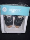 New Robeez Mini Shoes Little Boys Black And Brown 3-6 Months  Baby Shoe