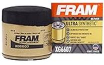 FRAM Ulta Synthetic Automotive Replacement Oil Filter, Designed for Synthetic Oil Changes Lasting up to 20k Miles, XG6607 with SureGrip (Pack of 1)